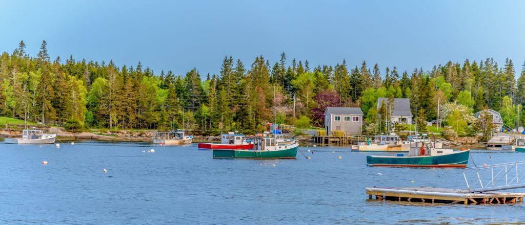 New England lobster boat