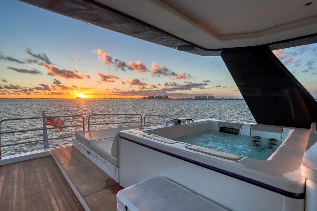 88 Sirena Saint Luxury Miami Nassau Bimini Yacht Rental Charter 