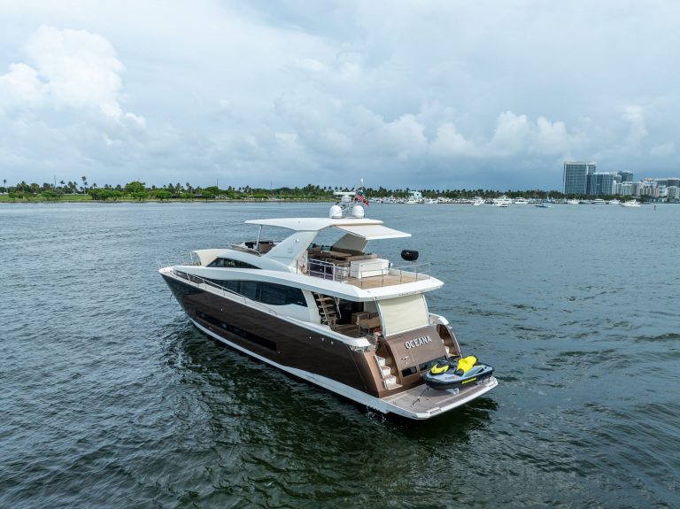 75' Prestige Oceana Fort Lauderdale Luxury Day Charter Rental Las Olas Bahia Mar FTL Yacht YachtLuxe