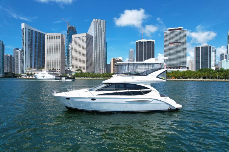 45 Meridian IRIS YachtLuxe Miami Luxury Yacht Charter Bayside Boat Rental Affordable South Beach