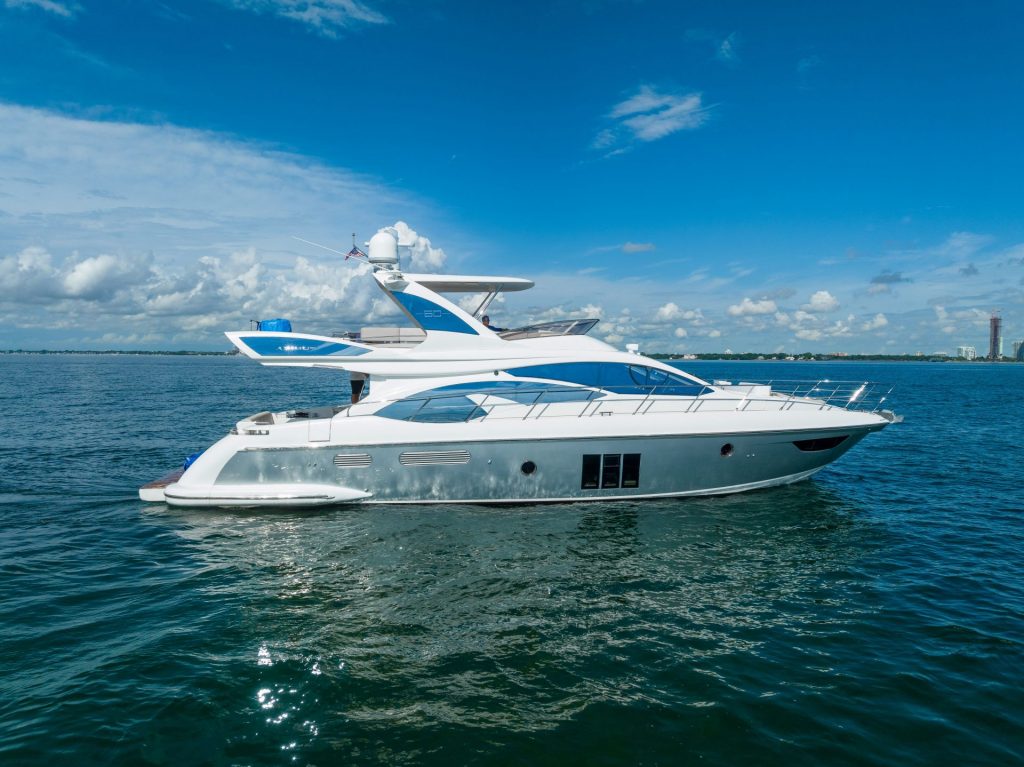 60 Azimut SUPREME II 2 YachtLuxe Miami Luxury Yacht Charter South Beach Bimini The Bahamas Waterslide