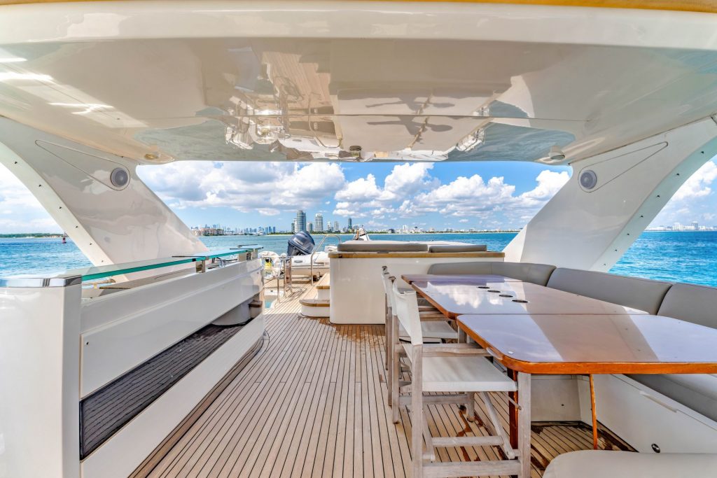 85 Princess Praying For Overtime Luxury Miami Yacht Charter Day Rental South Beach YachtLuxe