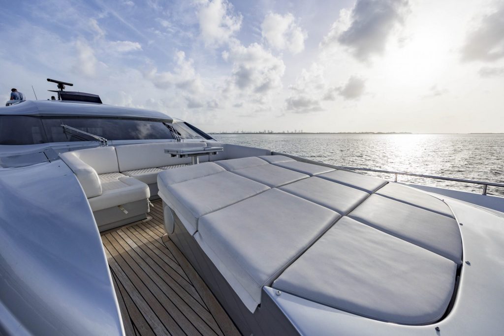 92' Pershing Jan J Arena Miami Luxury Yacht Rental South Beach Sunny Isles Charter YachtLuxe