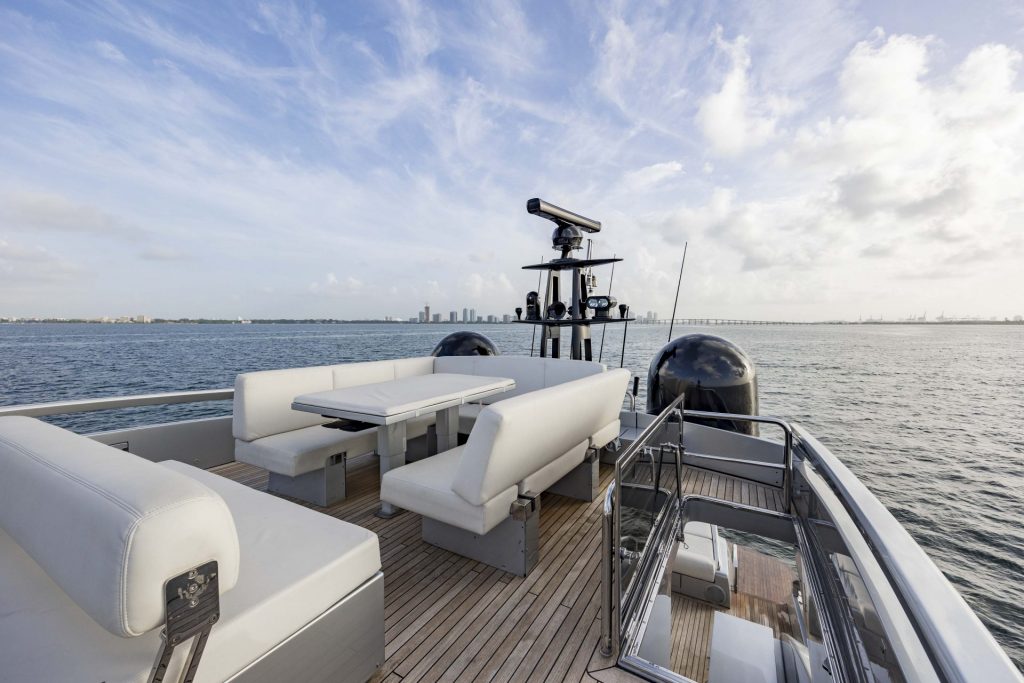 92' Pershing Jan J Arena Miami Luxury Yacht Rental South Beach Sunny Isles Charter YachtLuxe