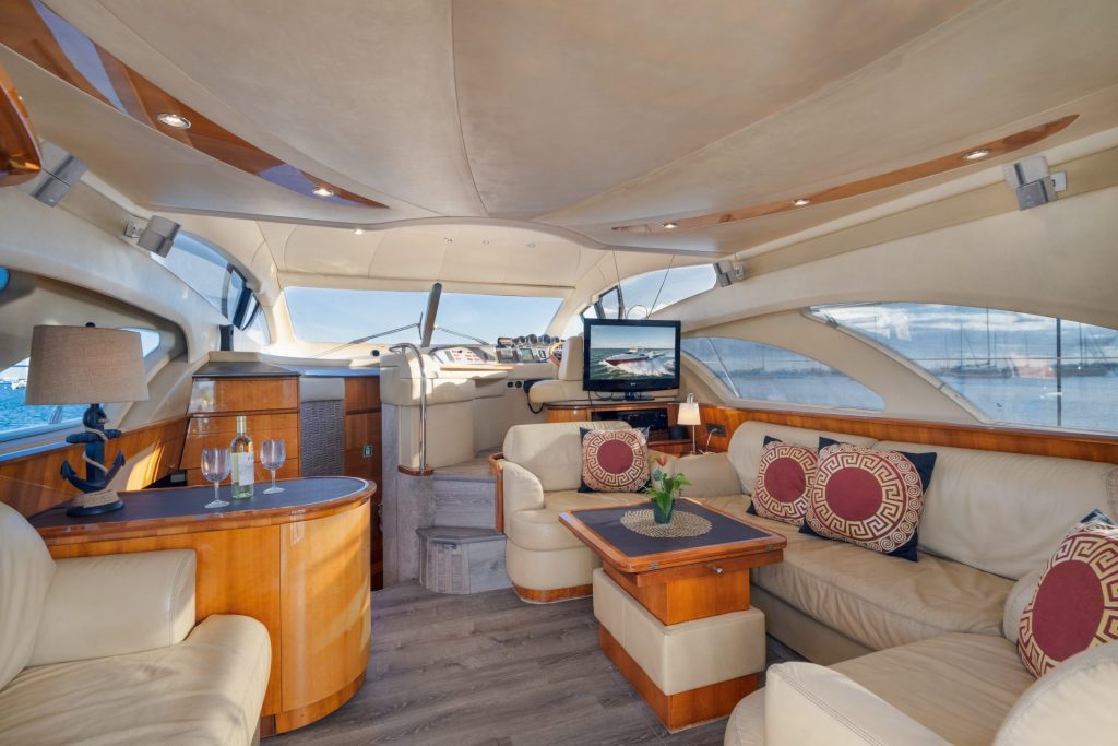 50' Azimut Odisea Bayside Luxury Yacht Rental Miami Beach South Charter Bachelorette YachtLuxe