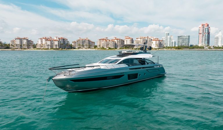 80' Azimut S8 Modern Luxury Yacht Rental Miami Beach Bimini Day Trip Nassau Bahamas Term Charter