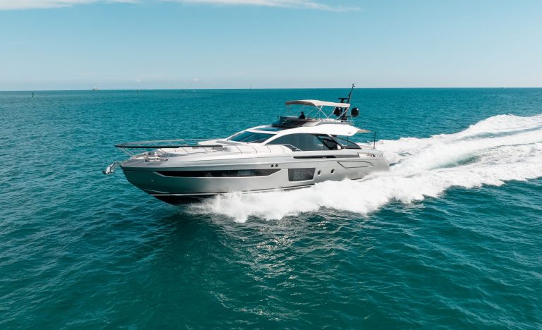 80' Azimut S8 Modern Luxury Yacht Rental Miami Beach Bimini Day Trip Nassau Bahamas Term Charter