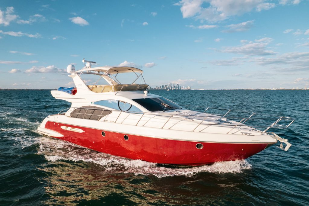 50' Azimut Odisea Bayside Luxury Yacht Rental Miami Beach South Charter Bachelorette YachtLuxe