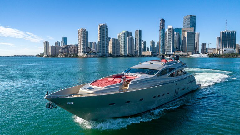 90 Pershing Regal Miami Luxury Yacht Rental Charter Bimini Rooster Tail Day Trip The Bahamas