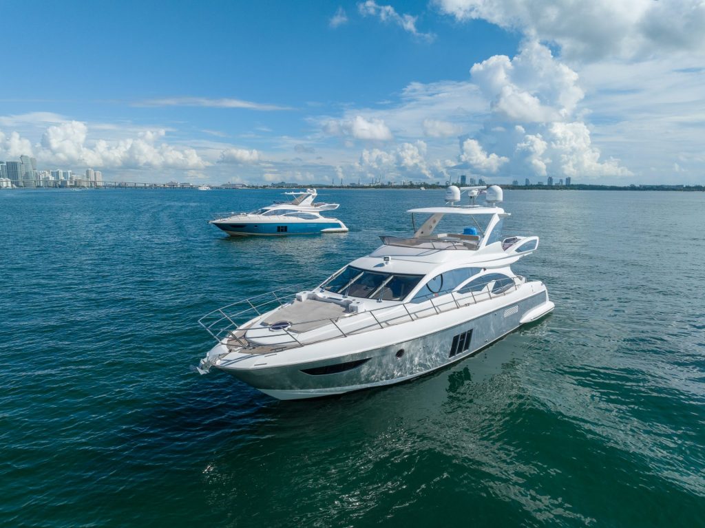 60 Azimut SUPREME II 2 YachtLuxe Miami Luxury Yacht Charter South Beach Bimini The Bahamas Waterslide