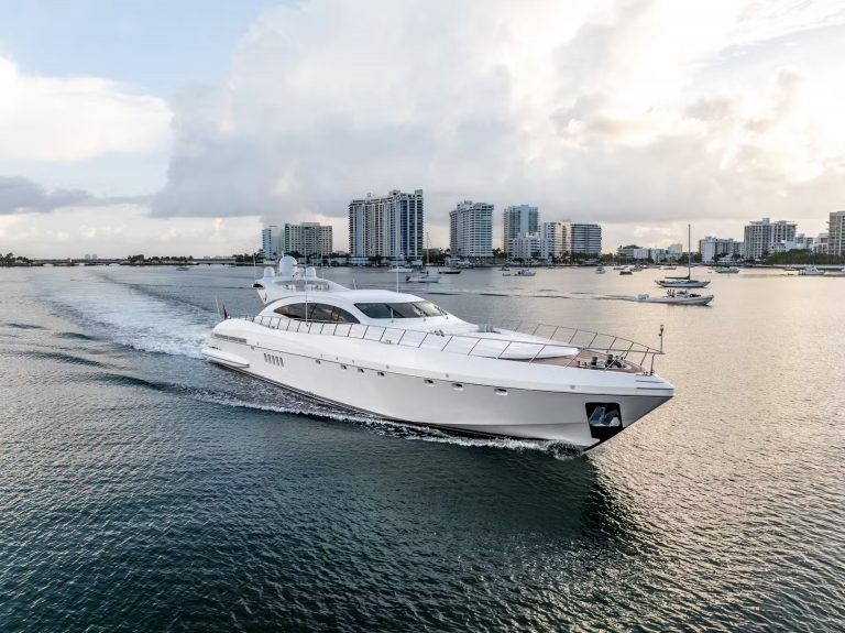 108' Mangusta Overmarine TOTAL Miami Nassau Bimini Carribean Day Term Luxury Super Mega Yacht Charter and rentals