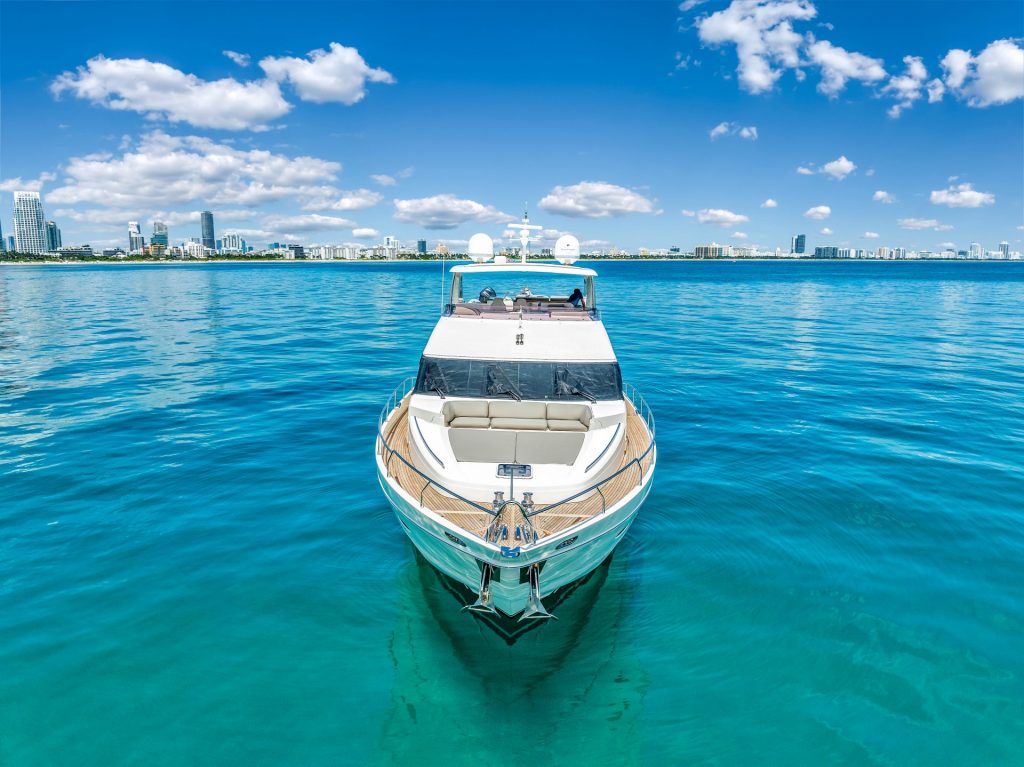 85 Princess Praying For Overtime Luxury Miami Yacht Charter Day Rental South Beach YachtLuxe