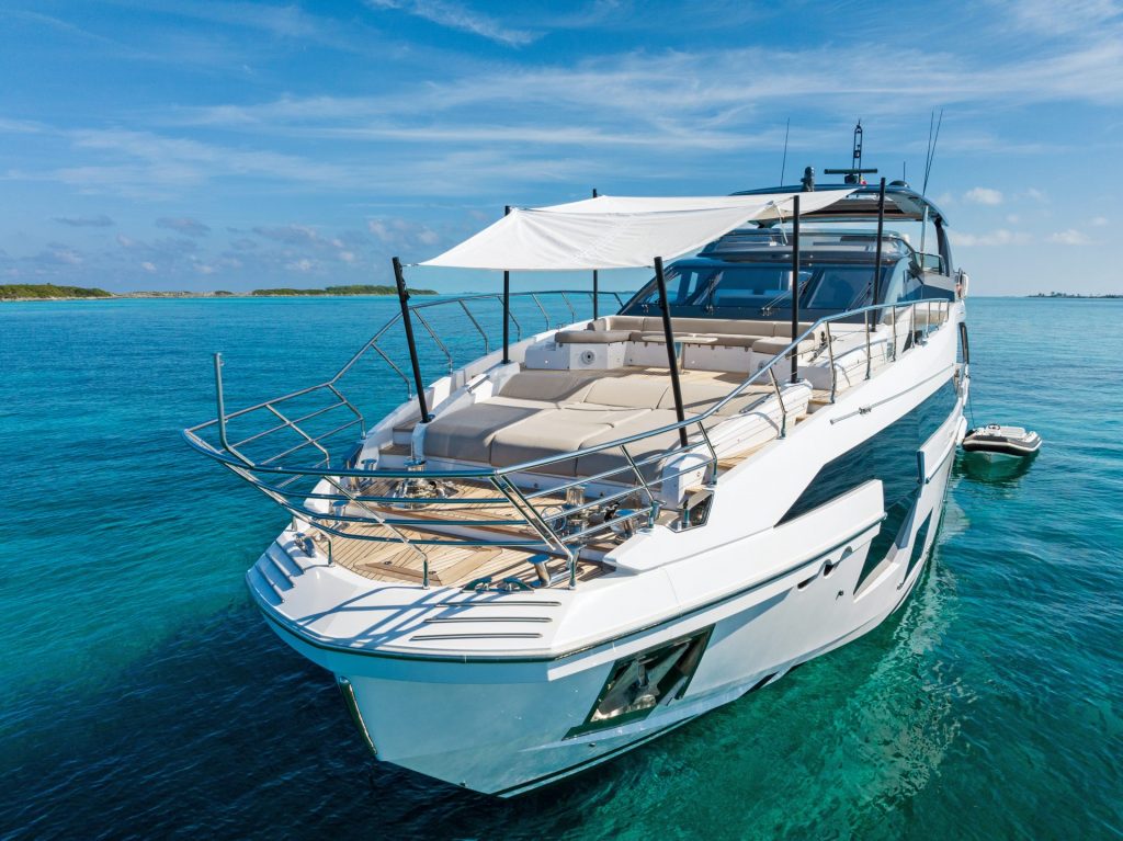 1 88' 27m Azimut Grande Compass Metri Miami Nassau Bimini Exumas Day Term Multiday Charters and Rentals