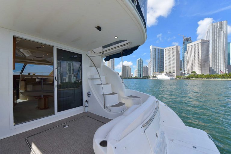 45 Meridian IRIS YachtLuxe Miami Luxury Yacht Charter Bayside Boat Rental Affordable South Beach