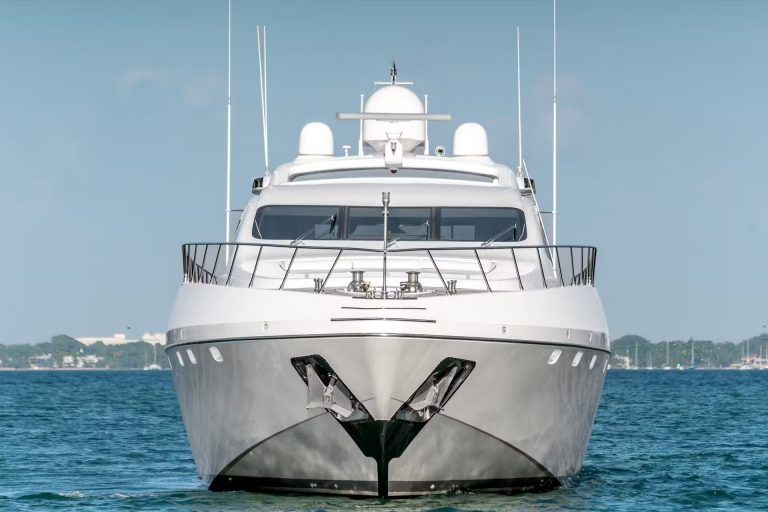 108' Mangusta Overmarine TOTAL Miami Nassau Bimini Carribean Day Term Luxury Super Mega Yacht Charter and rentals