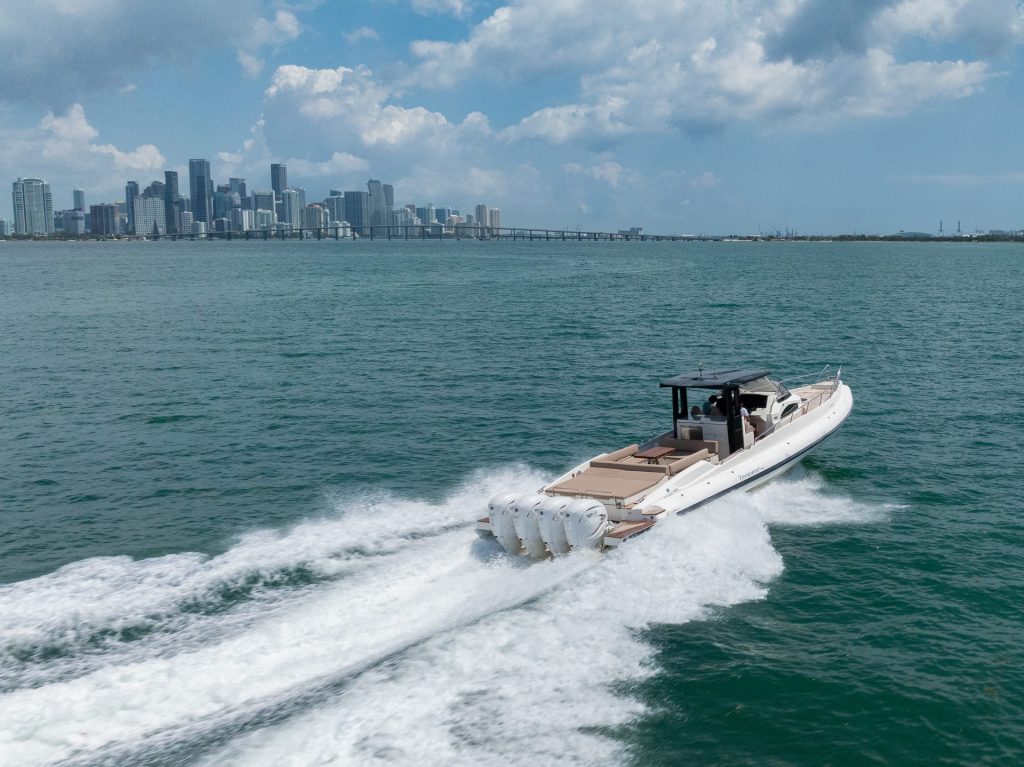 51 Capelli Tempest Miami Boat Rental Luxury Speedboat Bimini in a day The Bahamas Sandbar Fast Boat Rental Charter South Beach YachtLuxe 