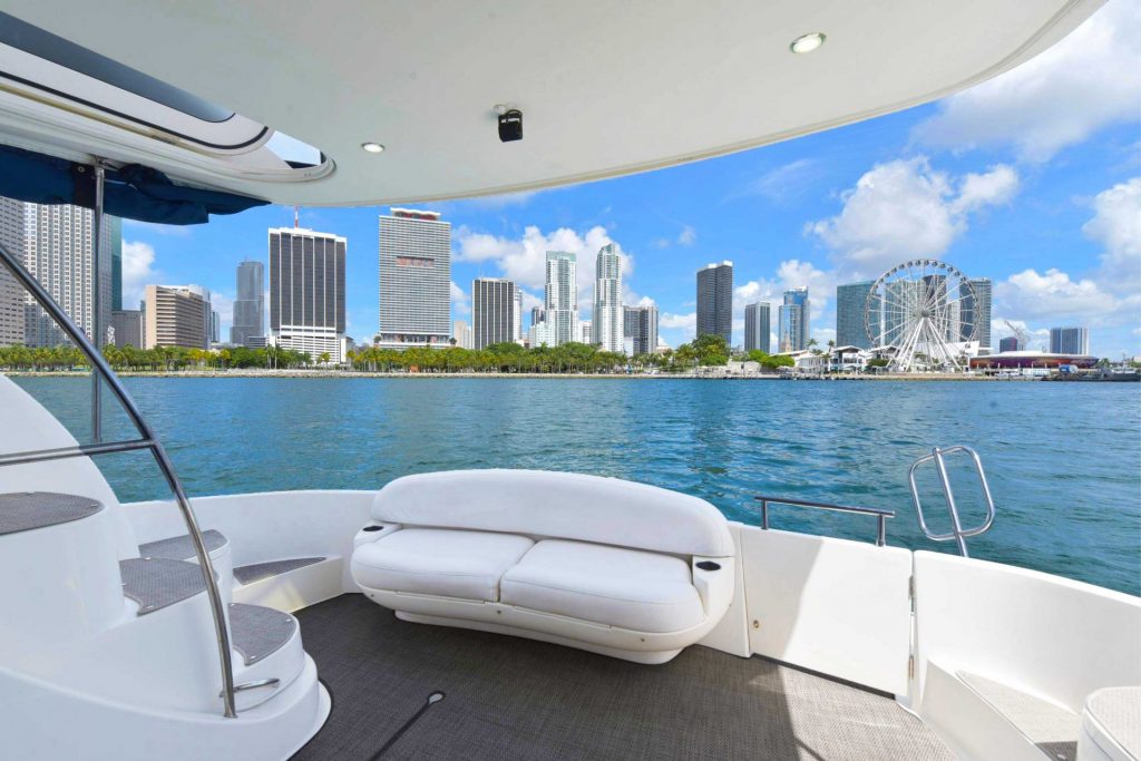 45 Meridian IRIS YachtLuxe Miami Luxury Yacht Charter Bayside Boat Rental Affordable South Beach