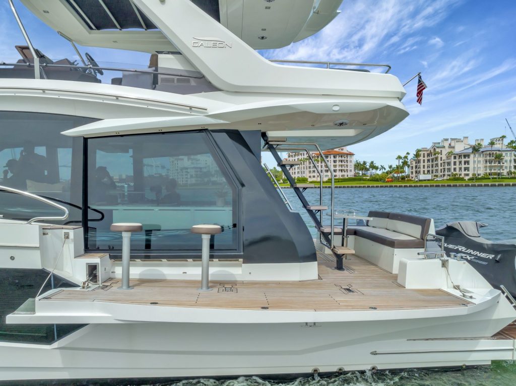 53 Galeon Fly Infinity Luxury Modern Miami Yacht Rental Charter South Beach Brickell Downtown YachtLuxe