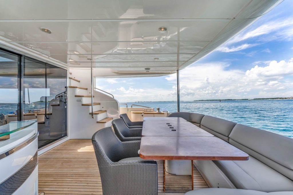 85 Princess Praying For Overtime Luxury Miami Yacht Charter Day Rental South Beach YachtLuxe