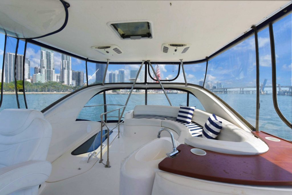 45 Meridian IRIS YachtLuxe Miami Luxury Yacht Charter Bayside Boat Rental Affordable South Beach