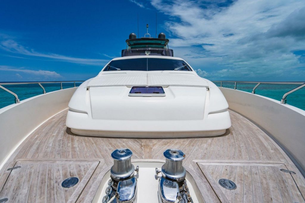 78 Ferretti KUDU Miami Day Luxury Yacht Rental Term Multiday Charter Bimini The Bahamas Modern YachtLuxe