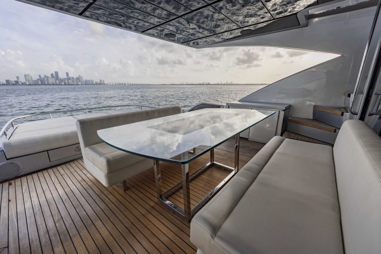 92' Pershing Jan J Arena Miami Luxury Yacht Rental South Beach Sunny Isles Charter YachtLuxe