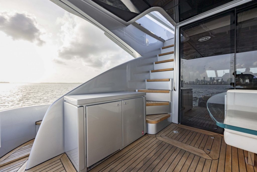 92' Pershing Jan J Arena Miami Luxury Yacht Rental South Beach Sunny Isles Charter YachtLuxe