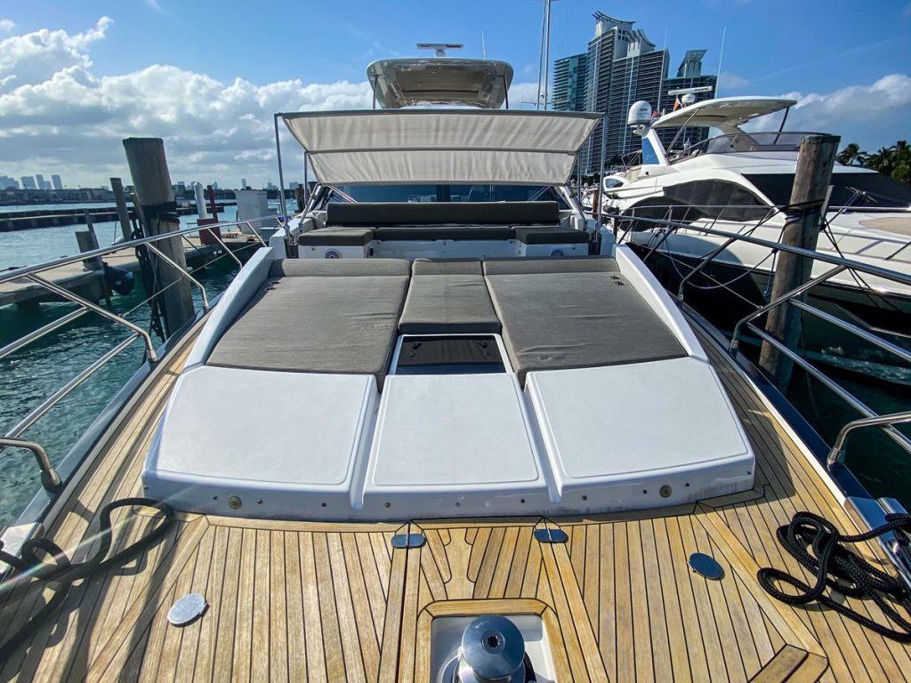 66 Azimut Blue Wave Miami Yacht Rental Charter Day Trip to Bimini Nassau Exumas Brickell South Beach 