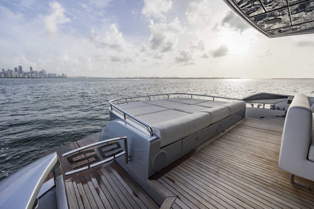 92' Pershing Jan J Arena Miami Luxury Yacht Rental South Beach Sunny Isles Charter YachtLuxe