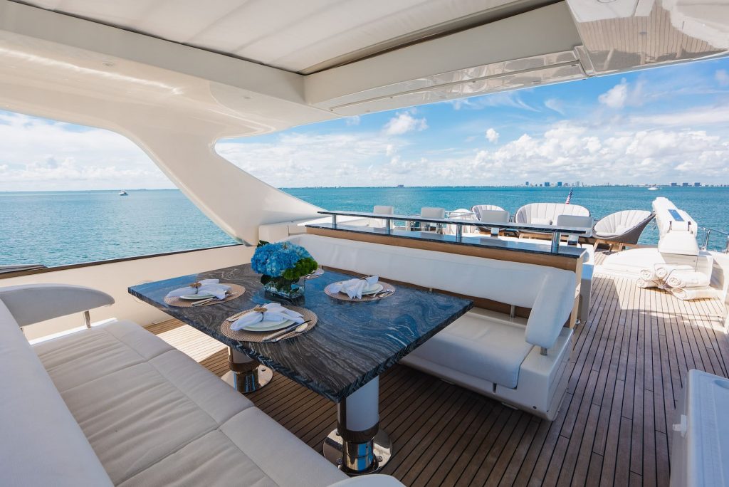 92 Riva Privilegio Miami Yacht Rental Luxury Term Charter Modern Yacht Coconut Grove Bimini The Bahamas Nassau Exumas