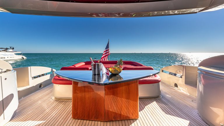 90 Pershing Regal Miami Luxury Yacht Rental Charter Bimini Rooster Tail Day Trip The Bahamas