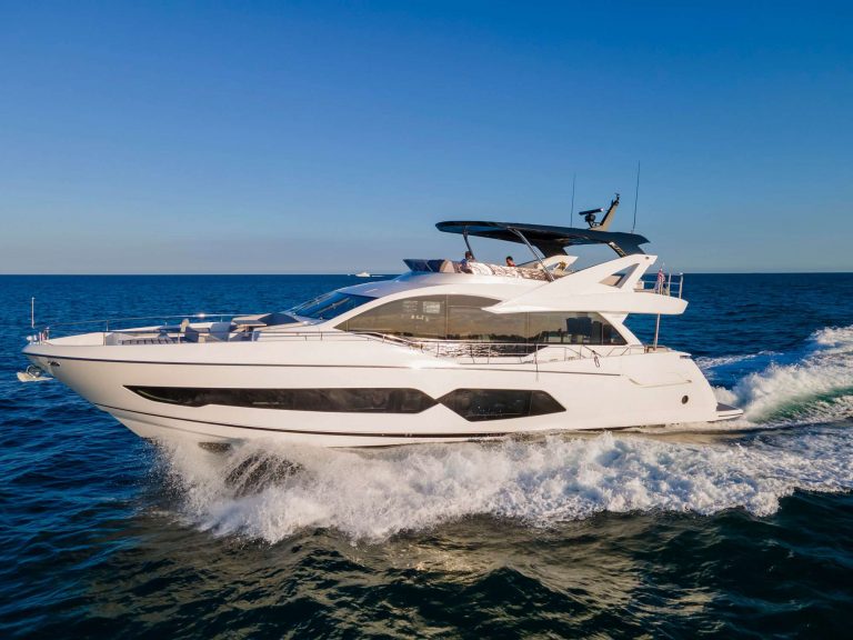 76 Sunseeker MILAMO Nassau Yacht Rental Term Charter Paradise Island Pig Beach Luxury YachtLuxe