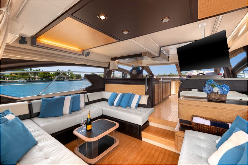 64 Azimut Third Wind Fort Lauderdale Yacht Charter Luxury Rental Las Olas Bahia Mar