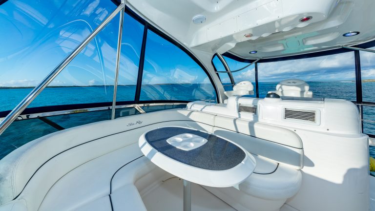 55' Sea Ray Nassau Day Charter Yacht Term Charter Paradise Island Pig Beach Rental The Bahamas YachtLuxe