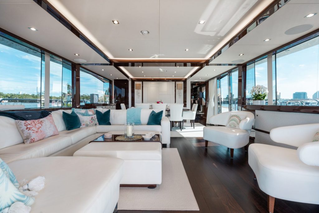 95 Sunseeker Mirracle Luxury Yacht Charter Fort Lauderdale Las Olas Bahia Mar Rental FTL YachtLuxe Bahamas Nassau Bimini 