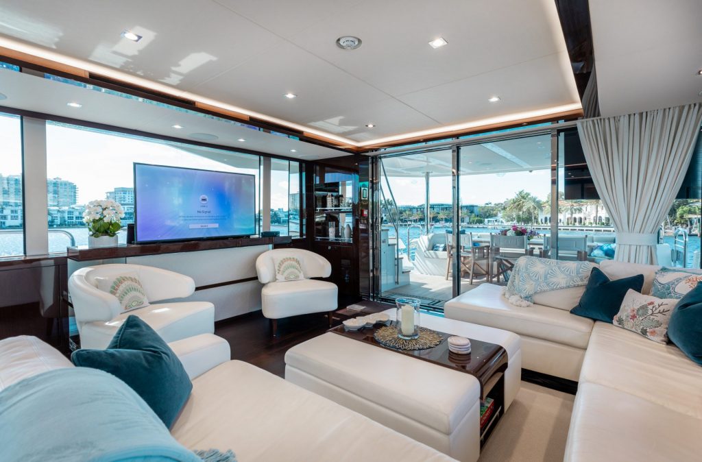 95 Sunseeker Mirracle Luxury Yacht Charter Fort Lauderdale Las Olas Bahia Mar Rental FTL YachtLuxe Bahamas Nassau Bimini 