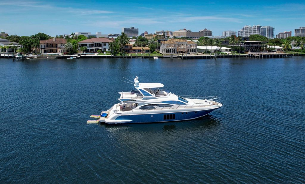 64 Azimut Third Wind Fort Lauderdale Yacht Charter Luxury Rental Las Olas Bahia Mar