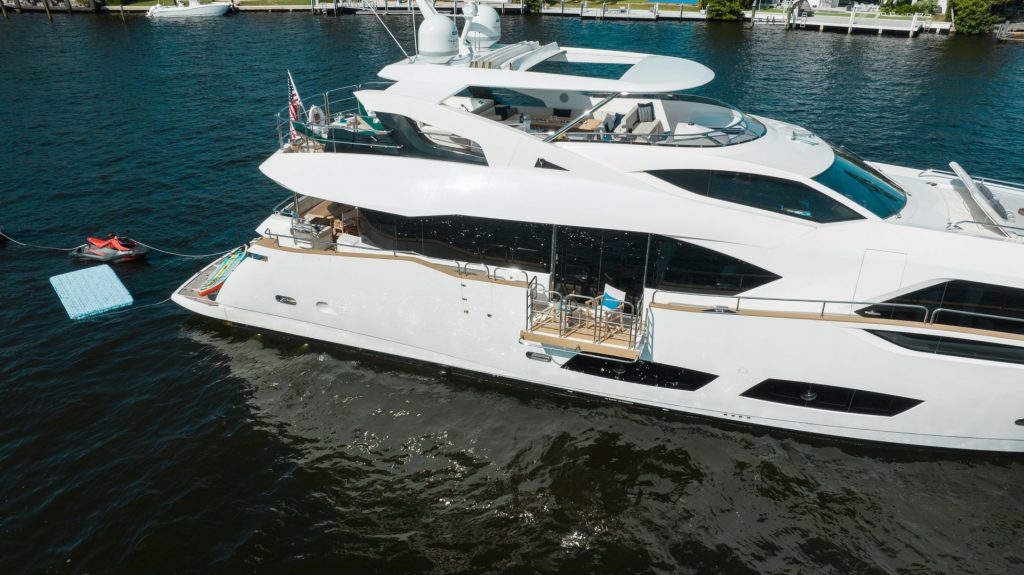 95 Sunseeker Mirracle Luxury Yacht Charter Fort Lauderdale Las Olas Bahia Mar Rental FTL YachtLuxe Bahamas Nassau Bimini 