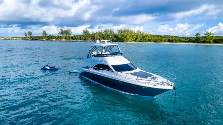 55' Sea Ray Nassau Day Charter Yacht Term Charter Paradise Island Pig Beach Rental The Bahamas YachtLuxe