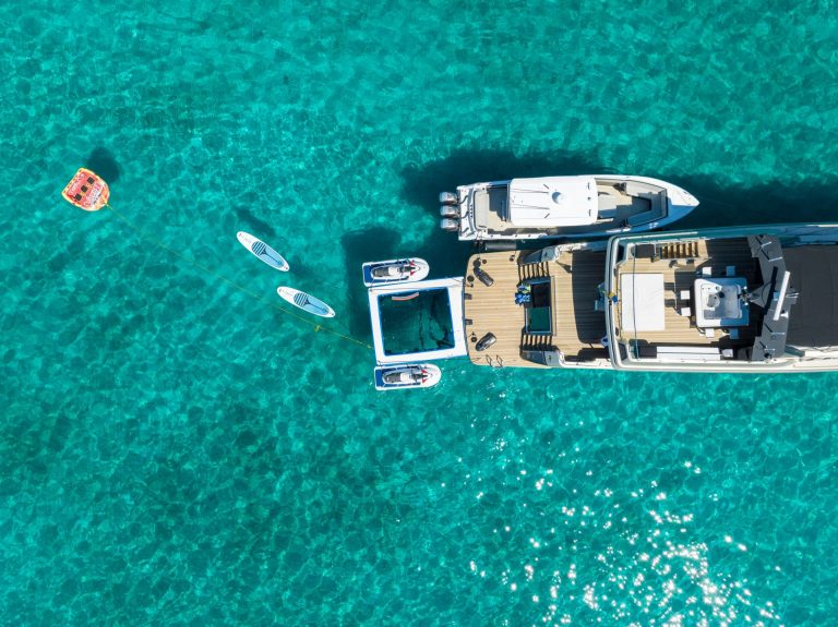 110' Crescent JULIANNE Nassa Bay Street Paradise Island Yacht Charter Rental Pig Beach Staniel The Bahamas YachtLuxe Yacht Rental