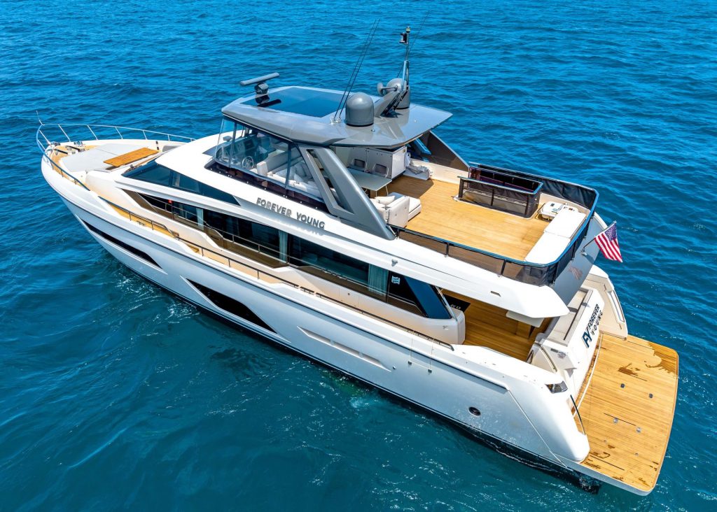 2019 78' Ferretti 780 Forever Young Fort Lauderdale Yacht Charter Luxury Rental YachtLuxe