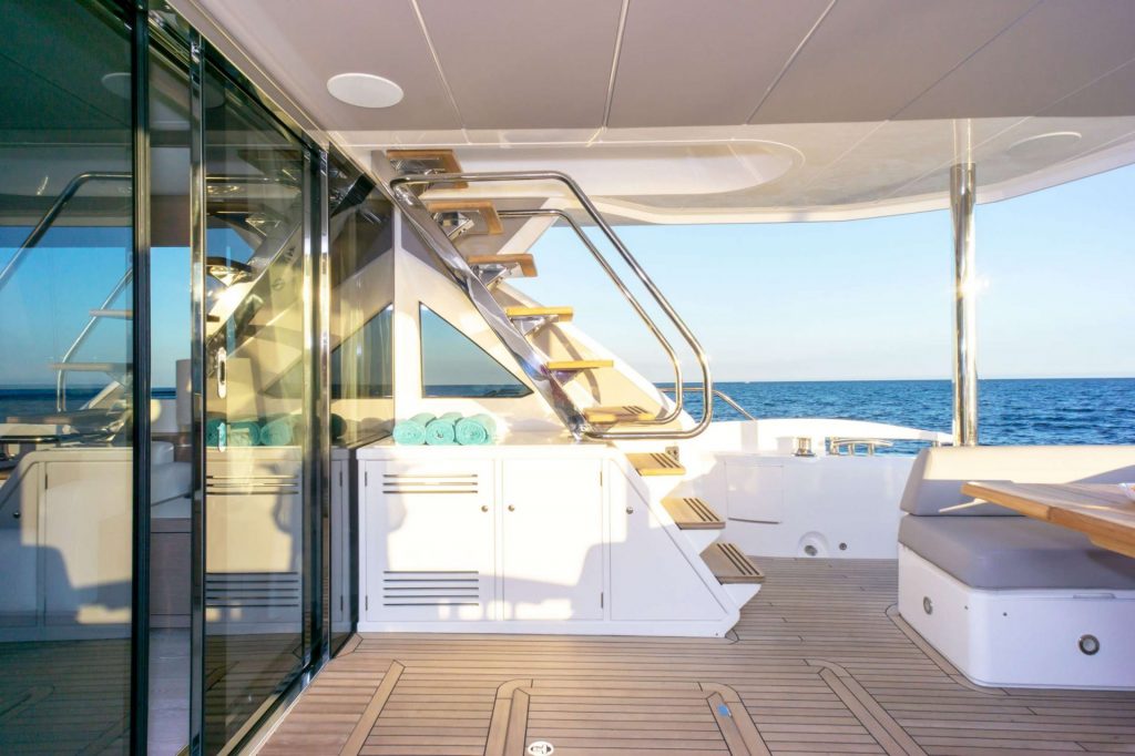 76 Sunseeker MILAMO Nassau Yacht Rental Term Charter Paradise Island Pig Beach Luxury YachtLuxe