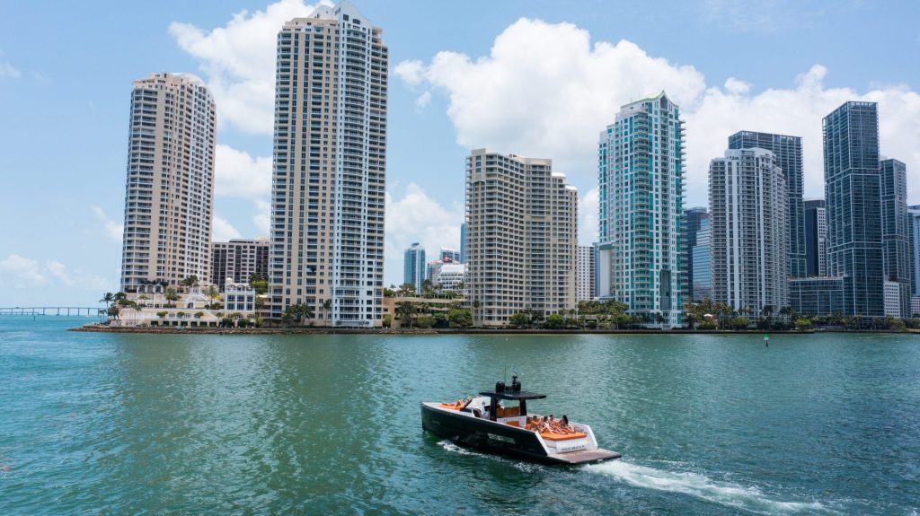 42 Fjord EPIC Fort Lauderdale Miami Yacht Rental Boat Charter Bahia Mar Las Olas YachtLuxe