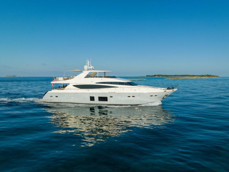 95 Princess Current $EA Sea Paradise Island Nassau Luxury Day Yacht Charter Rental Pig Beach YachtLuxe