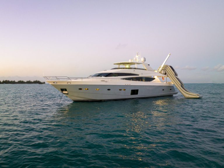 95 Princess Current $EA Sea Paradise Island Nassau Luxury Day Yacht Charter Rental Pig Beach YachtLuxe