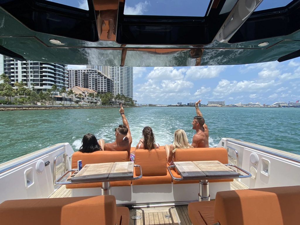 42 Fjord EPIC Fort Lauderdale Miami Yacht Rental Boat Charter Bahia Mar Las Olas YachtLuxe