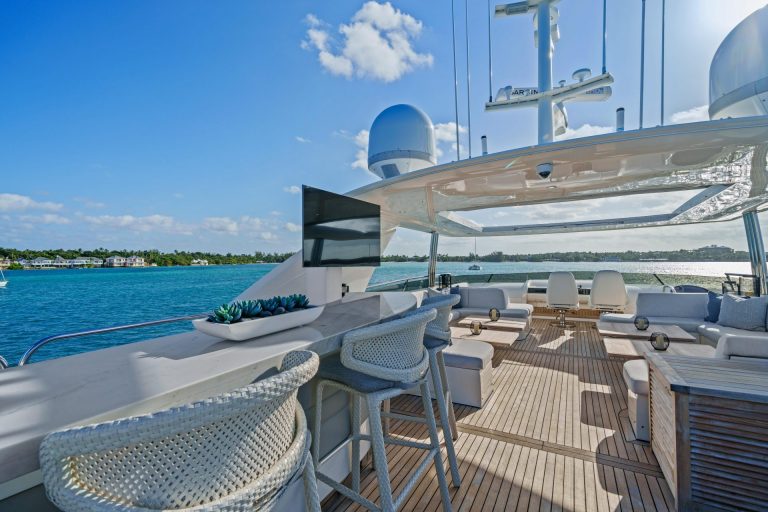 95 Princess Current $EA Sea Paradise Island Nassau Luxury Day Yacht Charter Rental Pig Beach YachtLuxe