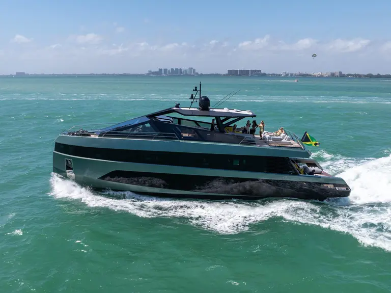 1 85′ WALLY ‘MATZU 2’ Miami Luxury Modern Yacht Rental Charter