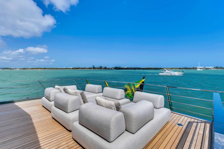 13_85′ WALLY ‘MATZU 2’ Miami Luxury Modern Yacht Rental Charter