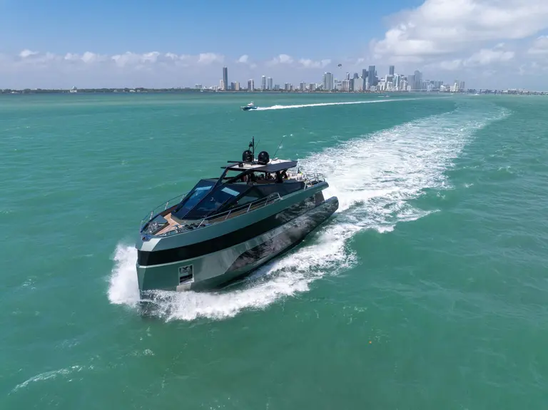 85' WALLY 'MATZU 2' Miami Luxury Modern Yacht Rental Charter